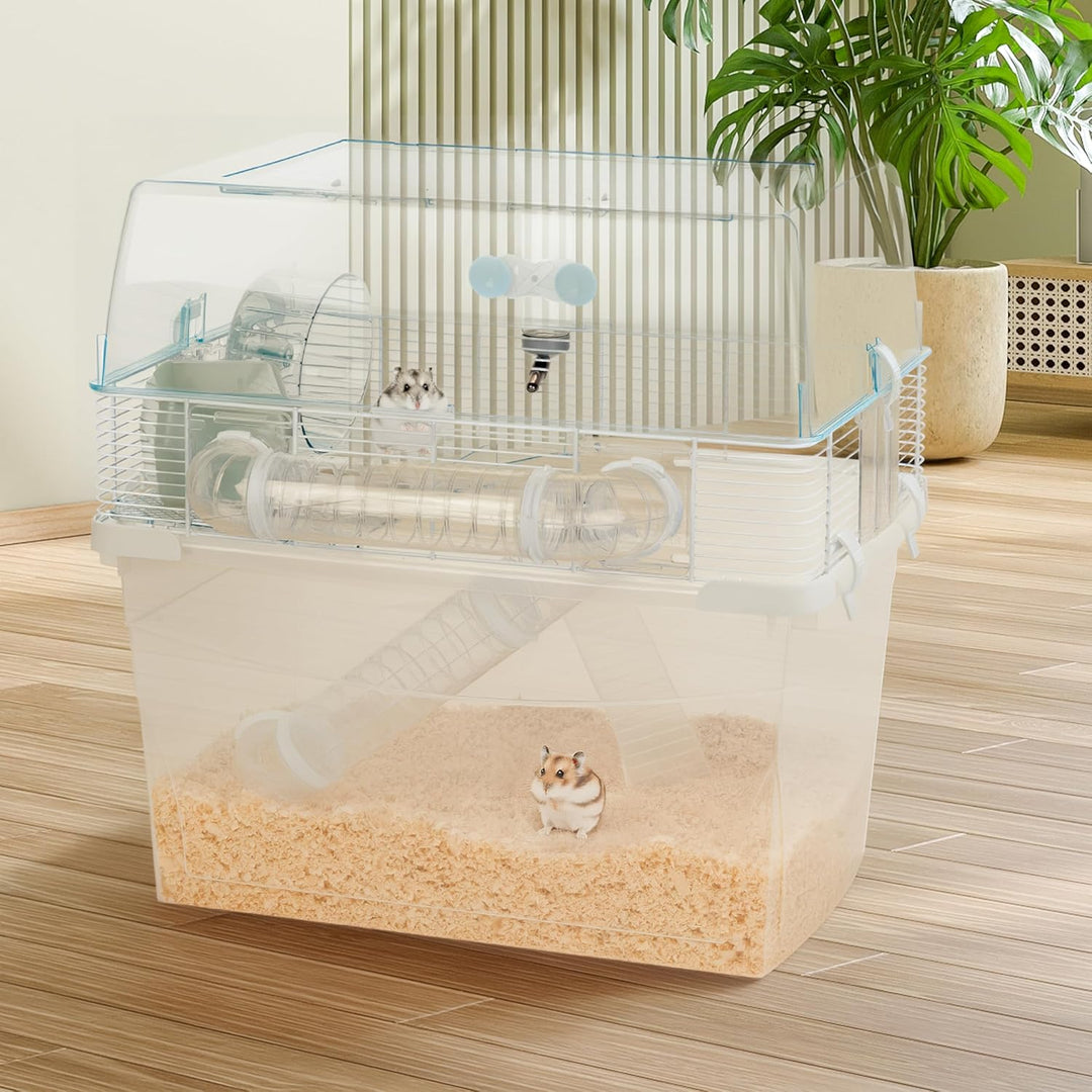 Ferplast Hamsterkäfig, DUNA SPACE Nagerkäfig, Kleintierkäfig, Hamsterzubehör inklusive, 58 x 47,5 x