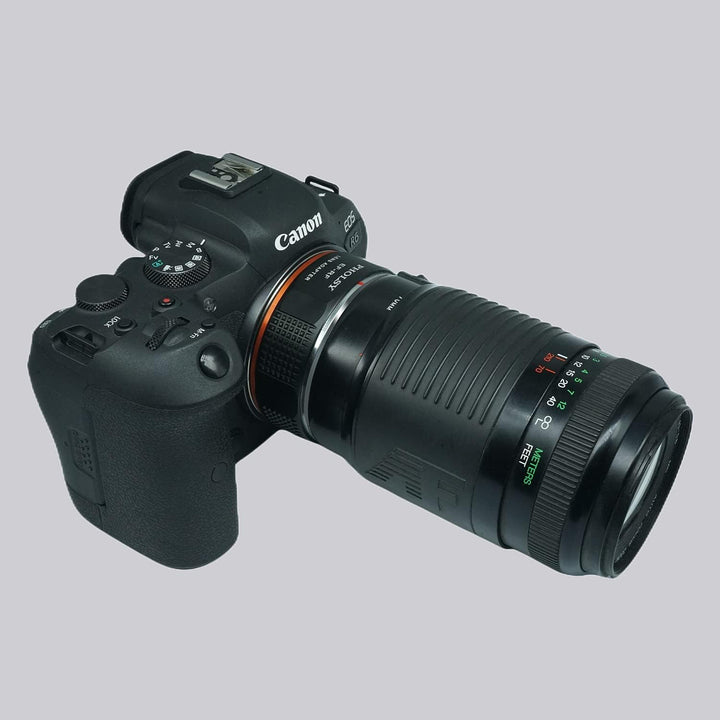 PHOLSY Objektivadapter Manueller Fokus Kompatibel mit Canon EOS EF EF-S Mount Objektiv auf Canon EOS