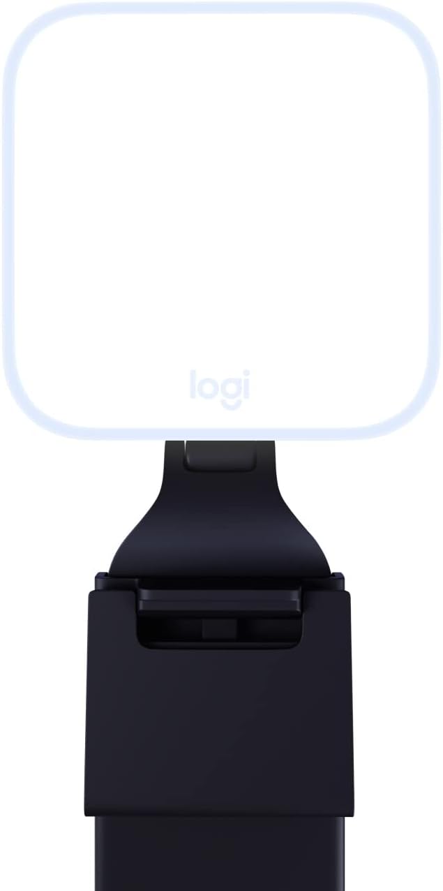 Logitech Litra Glow Premium LED Streaming-Licht mit TrueSoft - Für Videokonferenzen, Zoom-Meetings,