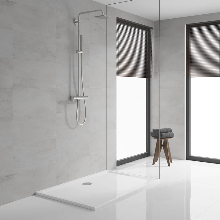 GROHE Euphoria 152 - Duschsystem mit Thermostatbatterie (wassersparend, Wandmontage, Verbrühungsschu