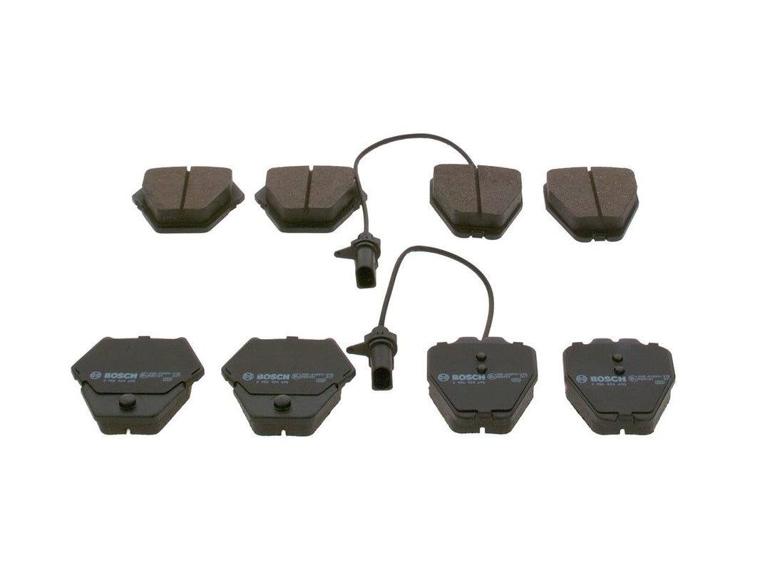 Bosch BP403 Bremsbeläge - Vorderachse - ECE-R90 Zertifizierung - vier Bremsbeläge pro Set