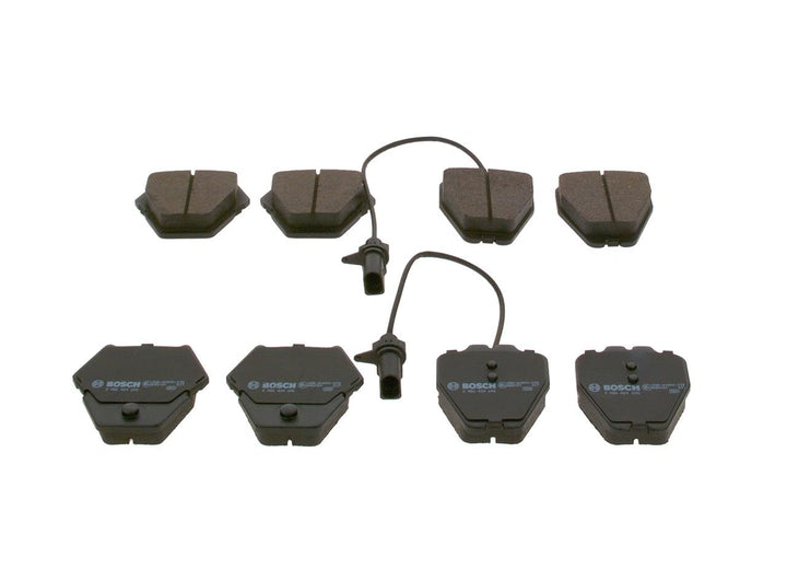 Bosch BP403 Bremsbeläge - Vorderachse - ECE-R90 Zertifizierung - vier Bremsbeläge pro Set