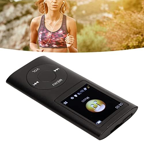 MP3 Player, Digitaler MP4-Player Tragbarer Musikplayer mit Kopfhörer, Unterstützt Bis zu 64 GB TF-Ka