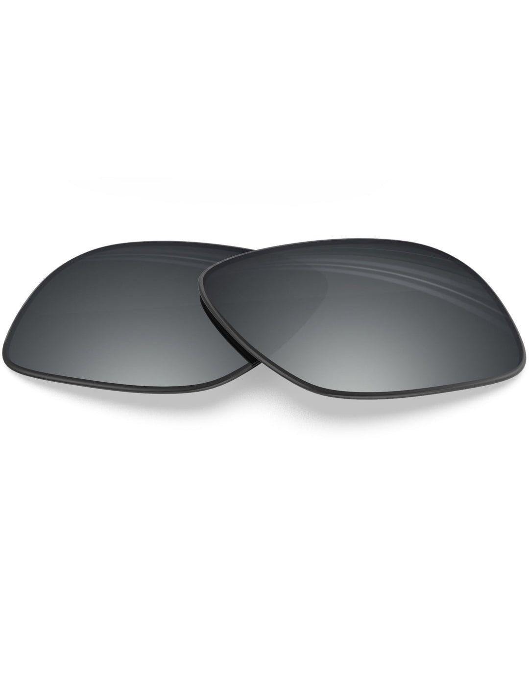 BlazerBuck Anti-salz Polarisierte Ersatzgläser für Oakley Fuel Cell OO9096 Silberchrom Polarisiert -