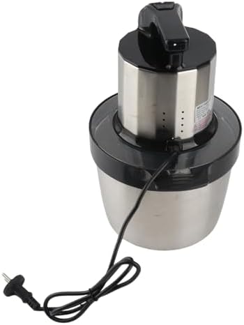 Elektrischer Fleischzerkleinerer, 6 L, 2000 W, Edelstahl-Küchenmaschine, Mixer C mit 2 Gängen für Ef