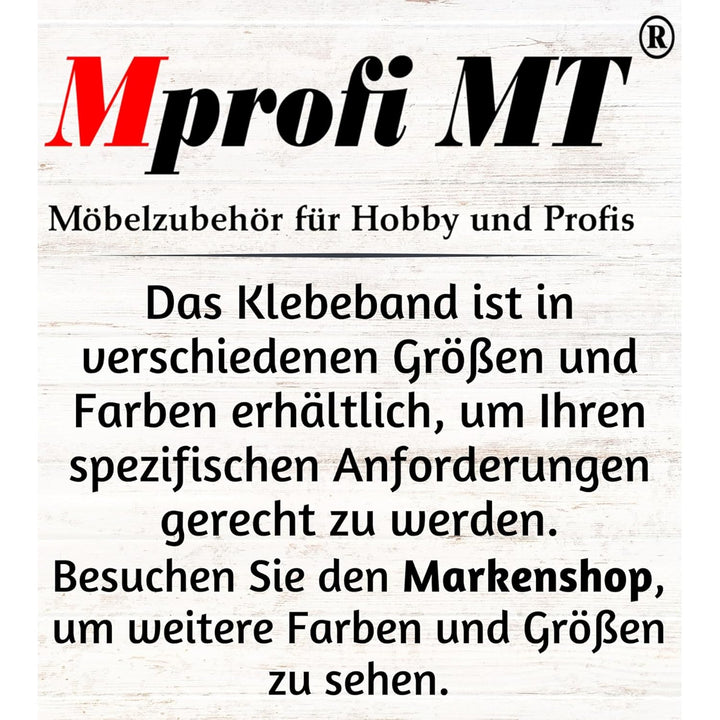 Mprofi MT® Kantenumleimer mit Schmelzkleber - 22mm X 20m Rolle - Echtholz Furnier Kantenumleimer Nus
