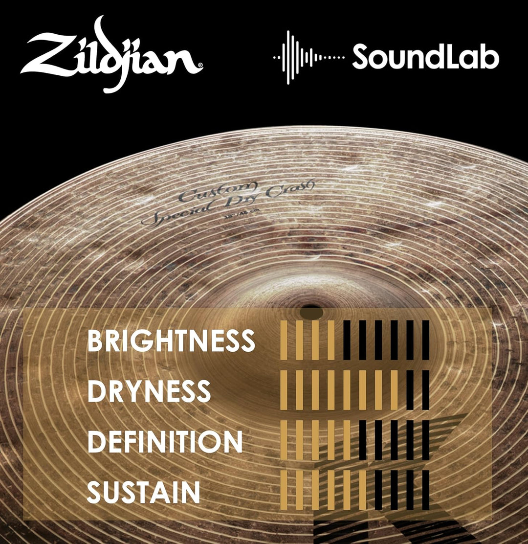 Zildjian K Custom Series - 18" Special Dry Crash Cymbal 18 Zoll, 18 Zoll