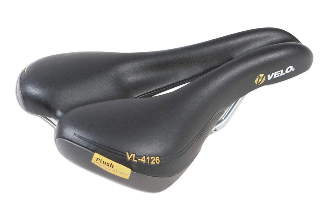 Velo Unisex – Erwachsene Sättel-Plush Einheitsgrösse Schwarz, Einheitsgrösse Schwarz