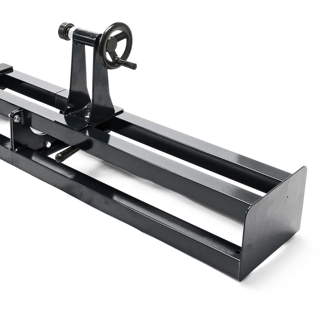 Wiltec Drechselbank 400 W mit verstellbarem Reitbock, Drechselmaschine mit Planscheibe u. Sicherheit