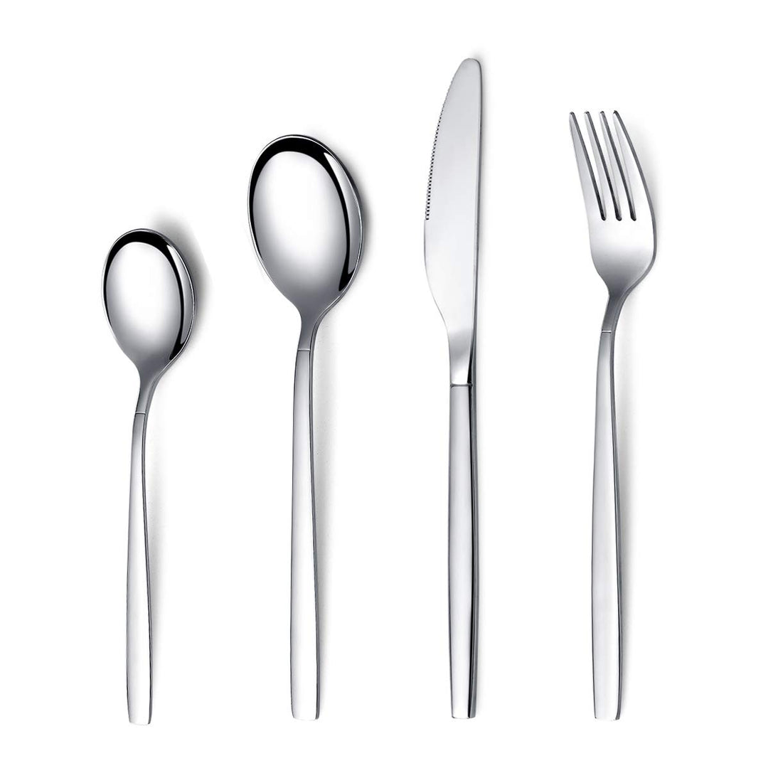 Berglander Besteck Set 24 Stücke, Edelstahl besteck set, Service für 6 Personen 2. Itano 24 7. Silbe