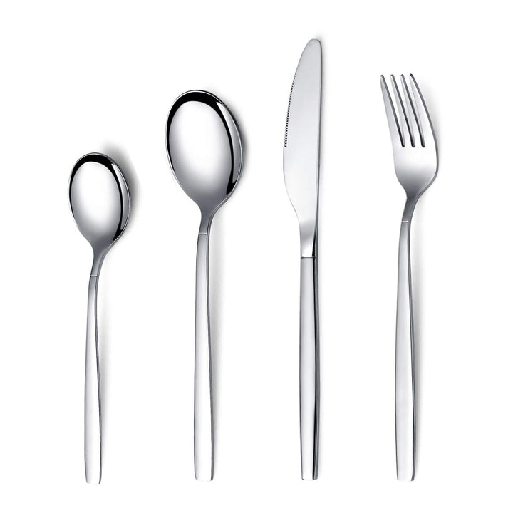 Berglander Besteck Set 24 Stücke, Edelstahl besteck set, Service für 6 Personen 2. Itano 24 7. Silbe