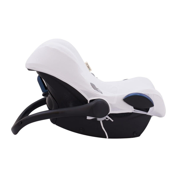 JYOKO KIDS Bezug für Autositz kompatibel mit Maxi Cosi Cabriofix, City Streety, aus Baumwolle (White