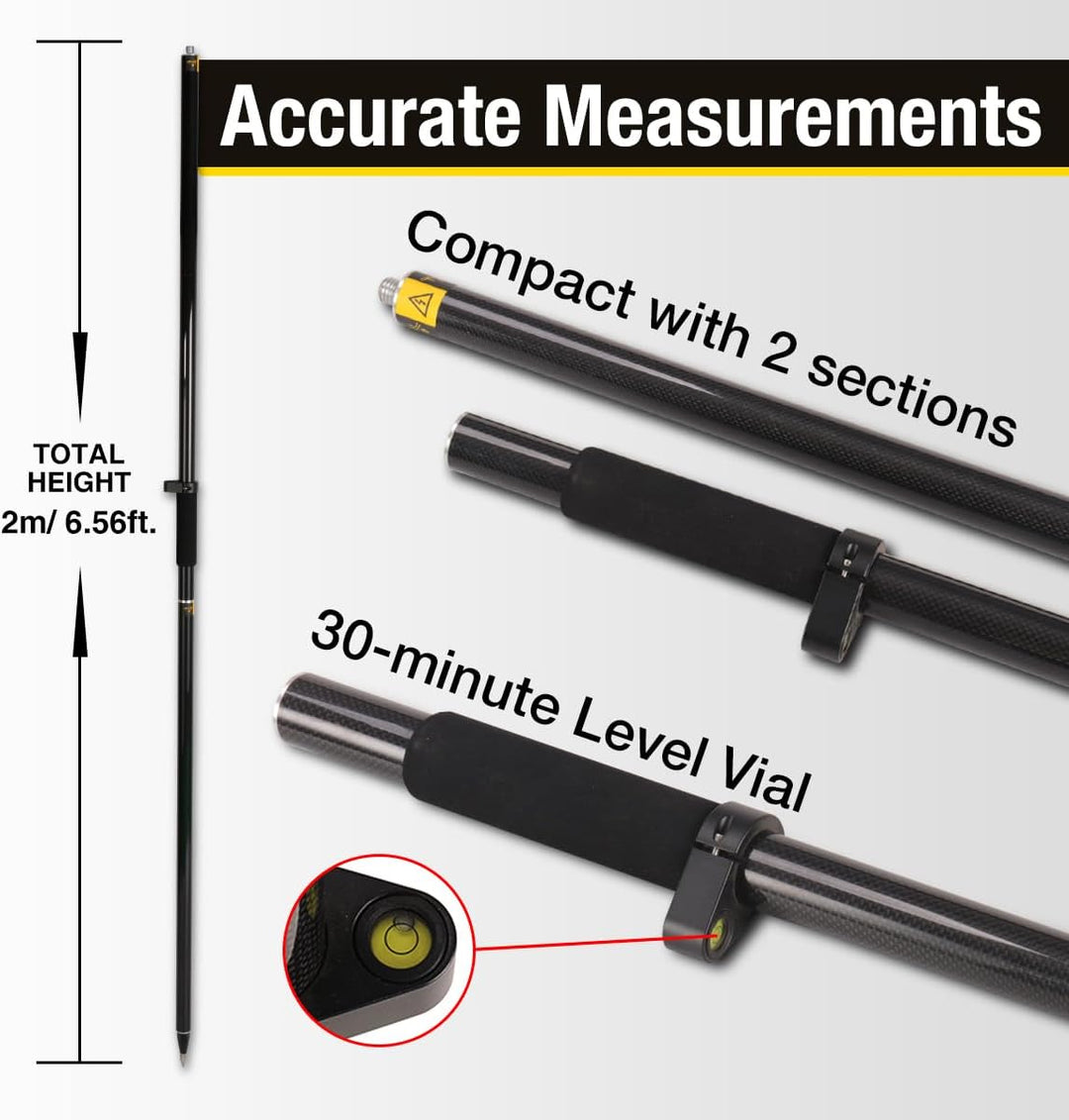Mountlaser GPS-Poles für Landvermessung & Engineering GPS/GNSS Zubehör und Instrumente, GLS25,