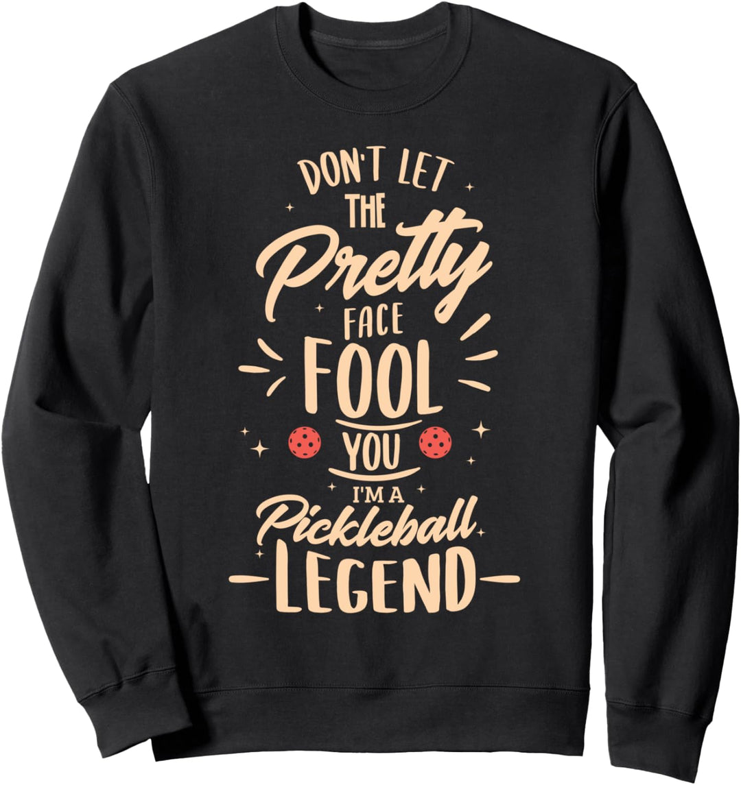 Pickleball-Legende Ironic Ball Sports Sweatshirt
