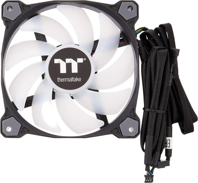 Thermaltake Pure 12 Argb Sync Gehäuselüfter Tt-Premium Edition (3-Fan Pack),CL-F079-PL12SW-A,Schwarz