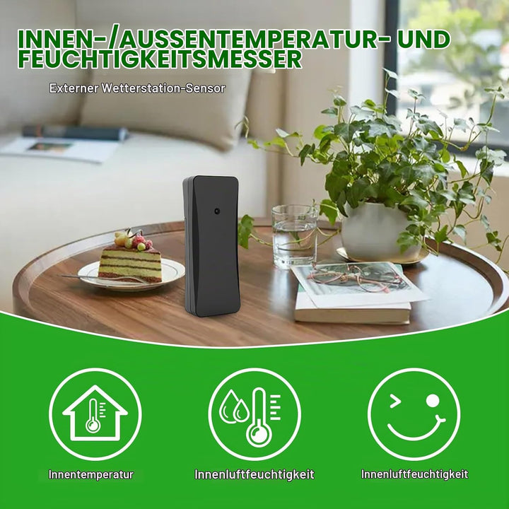 Aussensensor für Wetterstation: Funk-Aussensensoren Verbinden mit der Basisstation, Drahtloser Senso