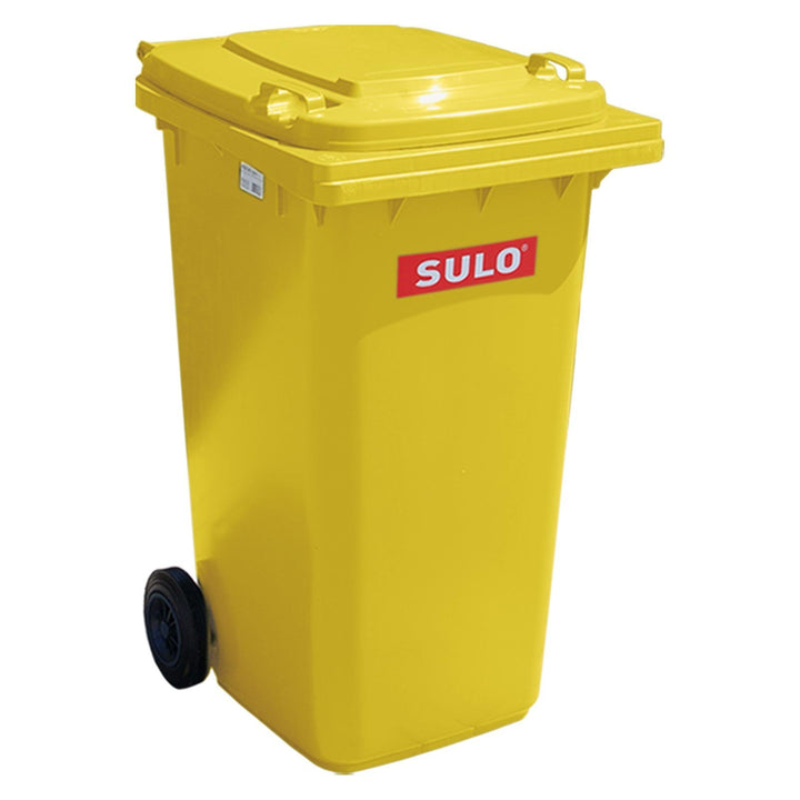 Müllgrossbehälter 80l gelb a.Niederdruck-PE Rad-D.200mm