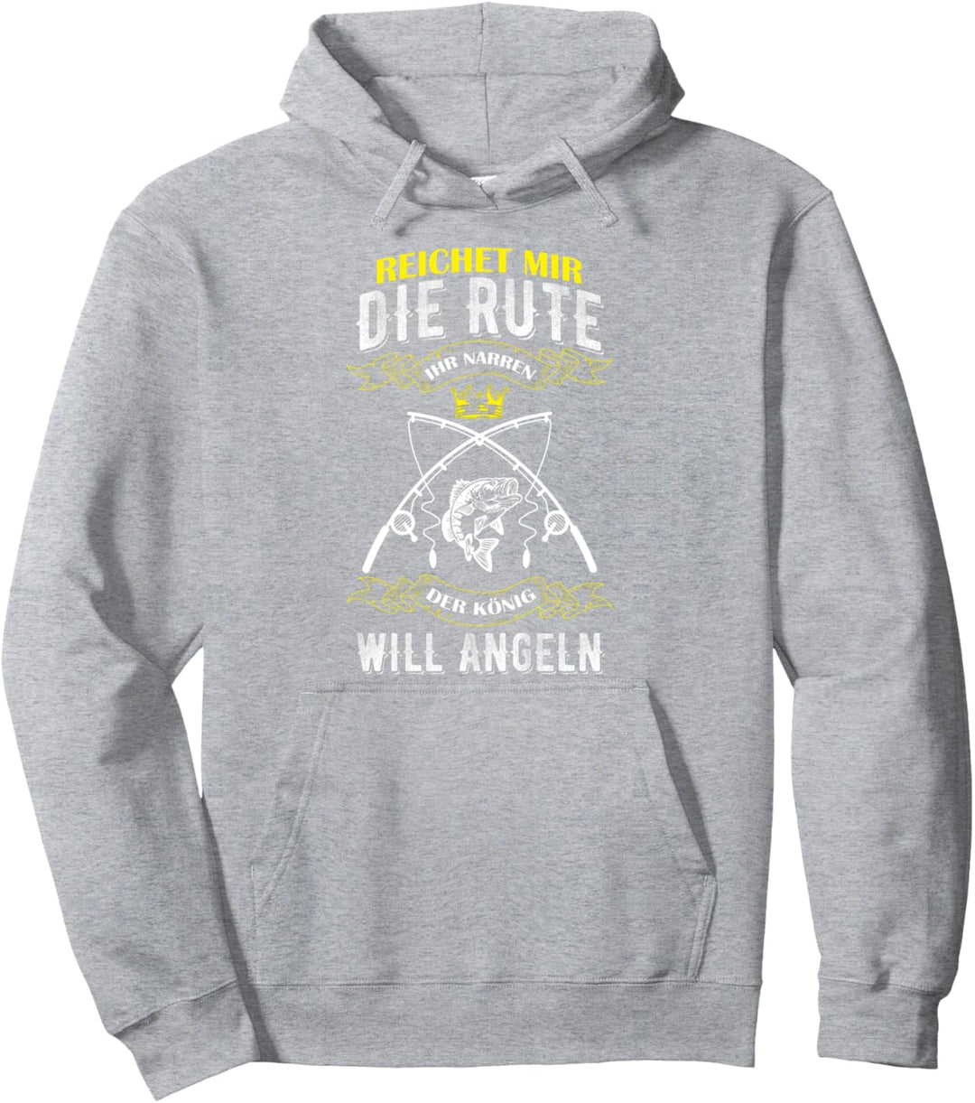 Angler Fischen Angeln Sprüche Vatertag Papa Lustig Angel Pullover Hoodie