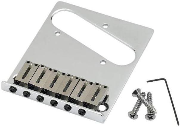 Fender 099-0807-100 6-Saddle American Series Telecaster Bridge Assembly Tele-Brücke, Tele-Brücke