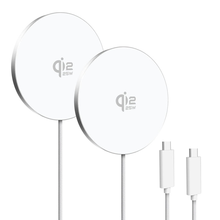 GEEKERA Qi2.2 25W magnetisches Schnellladegerät: Ultradünnes Flaches Wireless Charger für Apple MagS