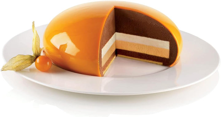 Silikomart 25.013.99.0082 Tropfen + Multi Insert Round Molde, Silikon, 2.5 liters, Grau Set goccia,