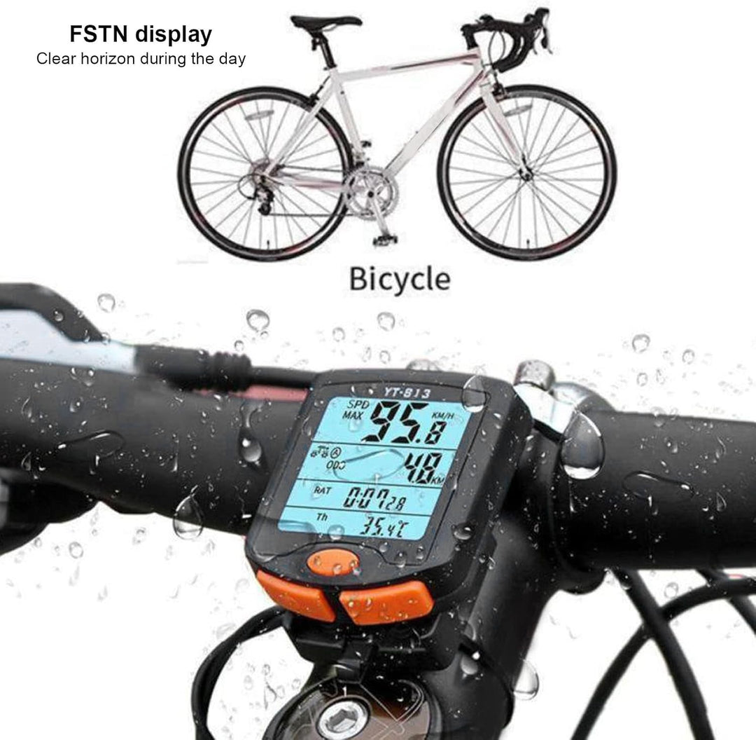 Ejoyous Fahrradcomputer, Fahrrad Tacho Fahrradtacho Radcomputer, 20 Funktionen IPX5 Wasserdicht mit