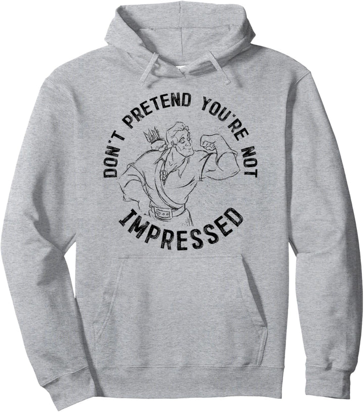 Disney Beauty And The Beast Gaston Muscles Pullover Hoodie