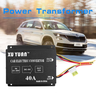 KIMISS Auto Stromrichte Spannungsreduzierer DC 24 V zu 12 V Power Converter Elektrische Inverter Spa