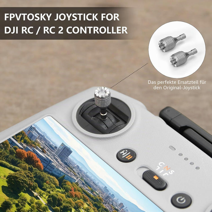 FPVtosky Gurt für DJI RC 2/RC Controller, Mini 5 pro /4 pro Umhängeband + 2 Steuerknüppel, Fernbedie