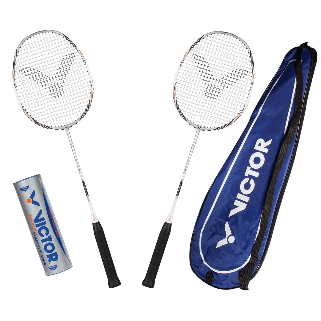 VICTOR Badmintonschläger Atomos, verfügbar als Set oder Einzelschläger Atomos 800 Set, Atomos 800 Se