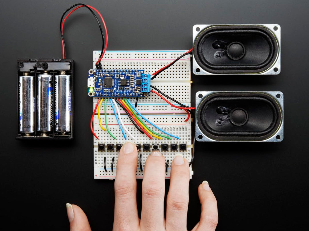 Adafruit Audio FX Soundboard + 2x2W Amp - WAV/OGG Trigger -16MB
