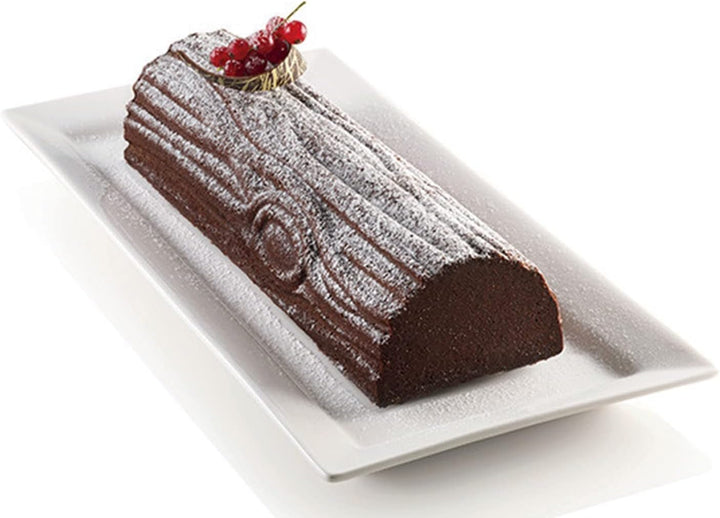 Silikomart 25.057.99.0063 KIT MAGIC WOOD - KIT SILICONE MOULD BUCHE + SILICONE BAKIN SHEET TEX07