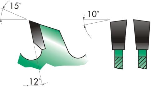 Edessö 52035030 HM-Kreissägeblatt Präzision Silberpfeil 2 KNL HW 350x3,5/2,5x30 Z=54 UW, silber