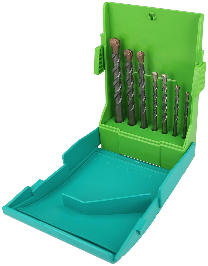 Heller Tools 3000 ProConcrete Beton- & Steinbohrer 1 V, Grau 7-tlg., 4/5/6/6/8/10/12 mm 7-tlg., Ø 4/