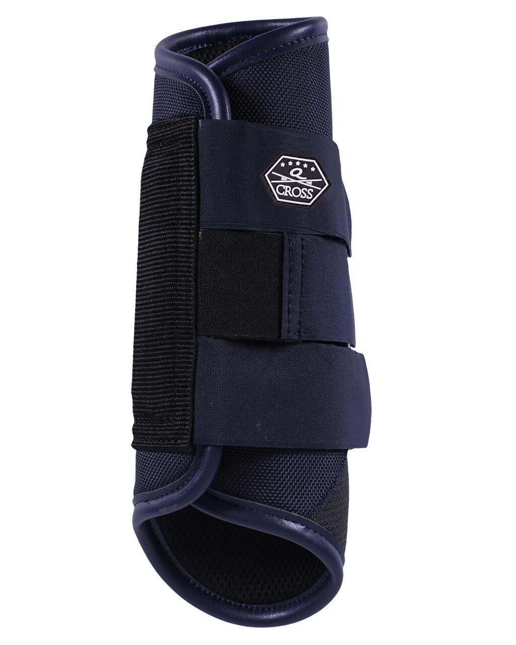 QHP Q-Cross Eventing Gamaschen hinten, Grösse:L, Farbe:Navy Large Navy, Large Navy