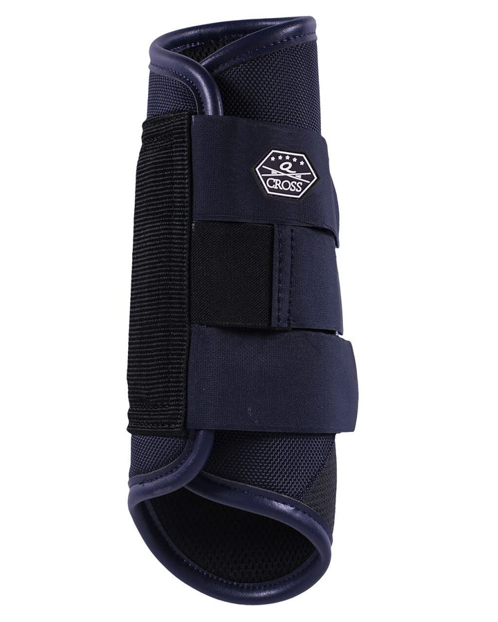 QHP Q-Cross Eventing Gamaschen hinten, Grösse:L, Farbe:Navy Large Navy, Large Navy