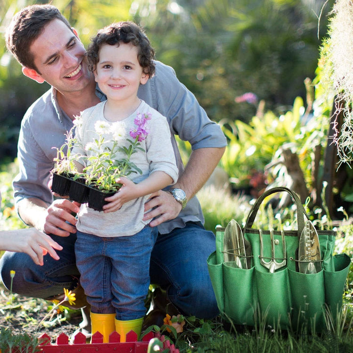 Namvo Gartenwerkzeugset, Garten-Einkaufstasche mit Mehreren Taschen für das Gartenwerkzeug-Kit, Gart