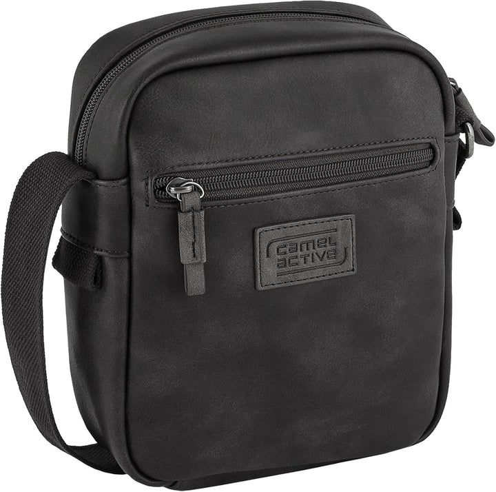 camel active bags Laos Herren Umhängetasche Crossbody Bag Klein Schwarz 19 x 7 x 23 Schwarz, 19 x 7