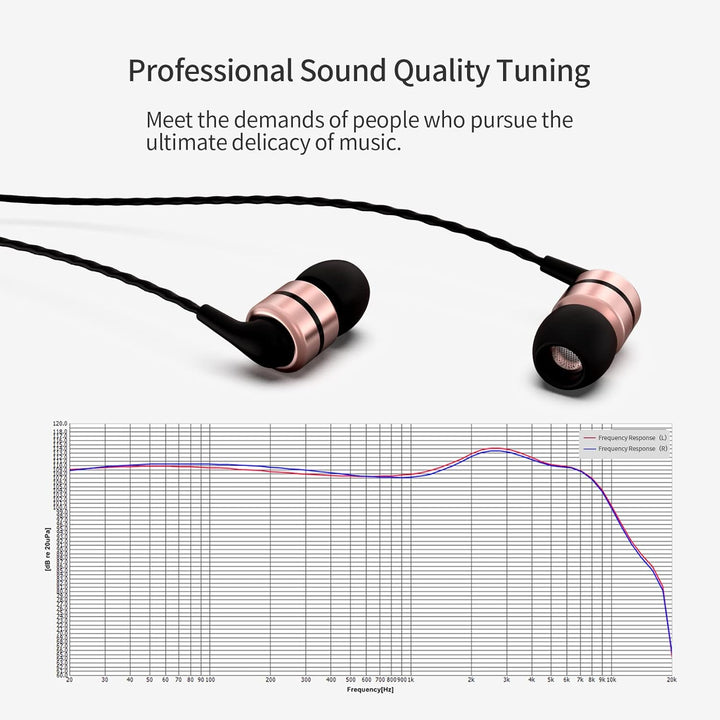 SoundMAGIC E80C Kabelgebundene Ohrhörer mit Mikrofon HiFi Stereo Audiophile Kopfhörer Geräuschisolie