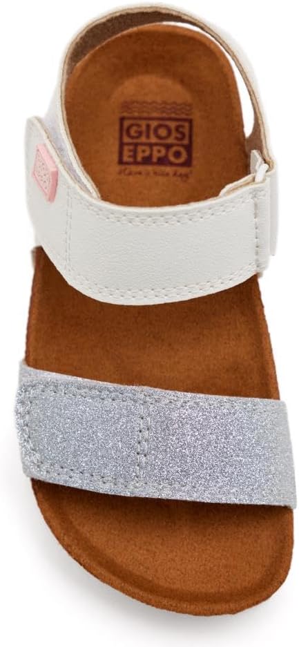 GIOSEPPO Mädchen Jabbeke Peeptoe Sandalen, Gold Cobre Cobre, 27 EU 27 EU Silber Plata Plata, 27 EU S
