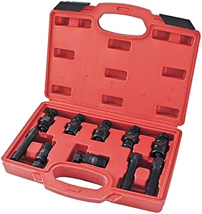Fiqops 10tlg Polradabzieher Polrad Abzieher Satz Set für Roller Motorrad Scooter