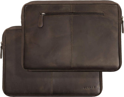 ROYALZ Ledertasche für Microsoft Surface Pro 7 und Pro 6 Tasche Leder Hülle 12,3 Zoll Vintage Lederh
