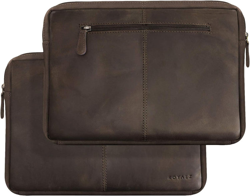 ROYALZ Ledertasche für Microsoft Surface Pro 7 und Pro 6 Tasche Leder Hülle 12,3 Zoll Vintage Lederh