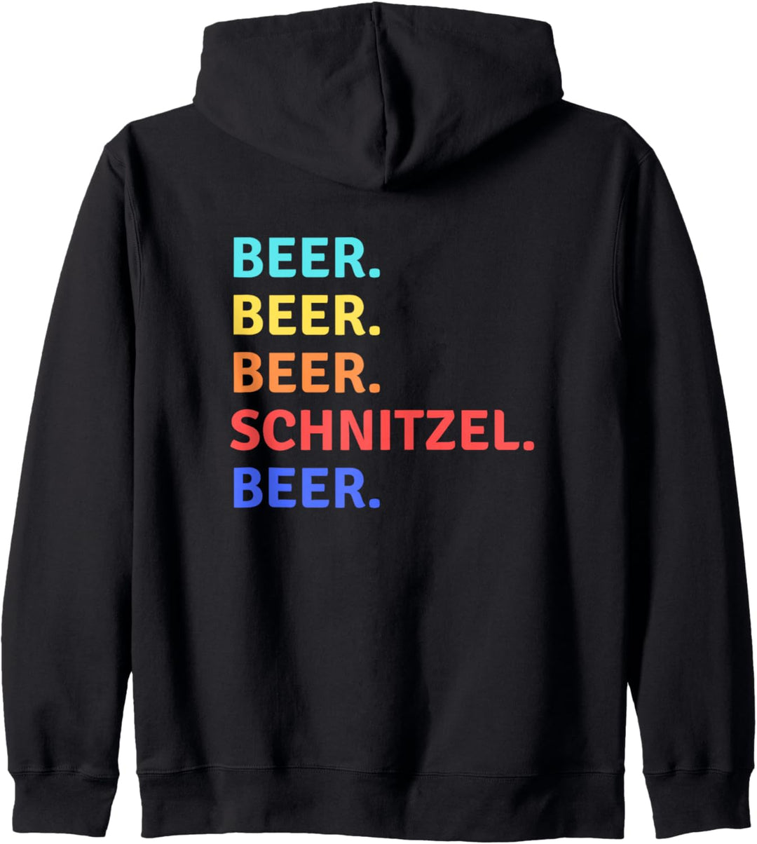 Bier Schnitzel Oktoberfest 2019 Deutscher Trinkteam Tank Kapuzenjacke