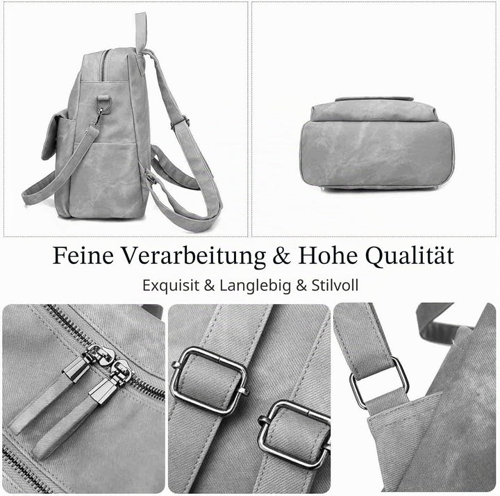 FANDARE Damen Rucksack Schultasche Wasserdicht Handtasche Frauen Umhängetasche Pendler Schulrucksack