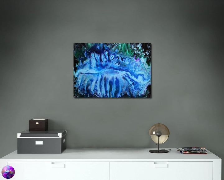 Original Gemälde Abstrakte Malerei - moderne hochglanz Wandbilder - Resin Art Kunst Bild Harz Unikat