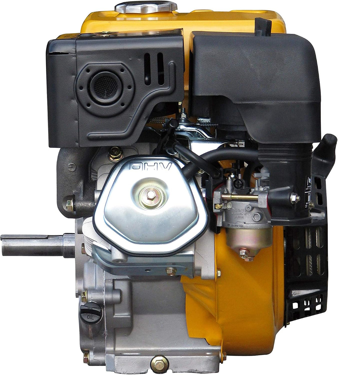 Rotek luftgekühlter 1-Zylinder 4-Takt 270ccm Benzinmotor, EG4-0270-5H-S2 zylindrisch D25 L:88mm (S2)