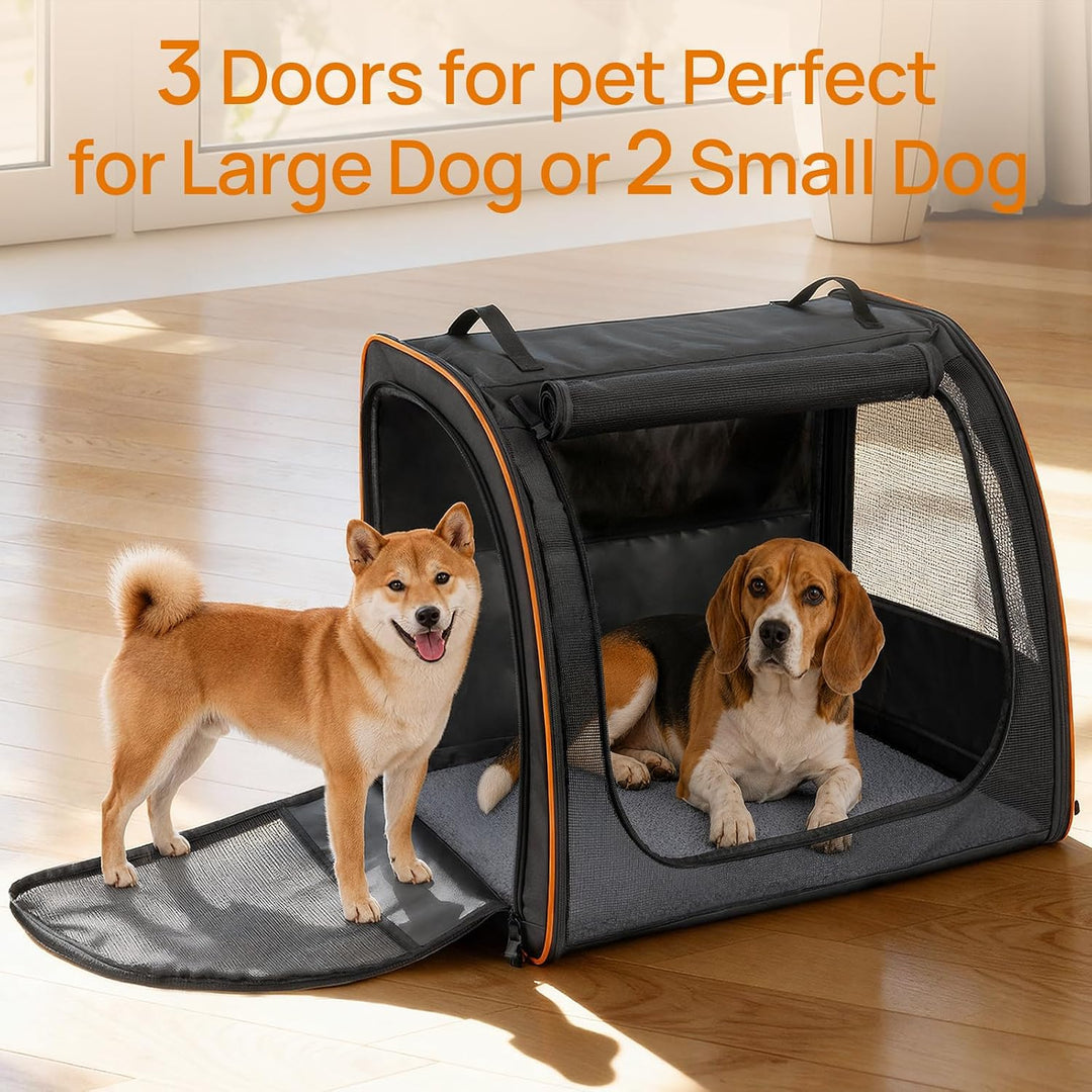 Hunde Autositz Faltbare Transportbox für Reise, Hundetragetasche Katzentragetasche Pet Carrier Trans