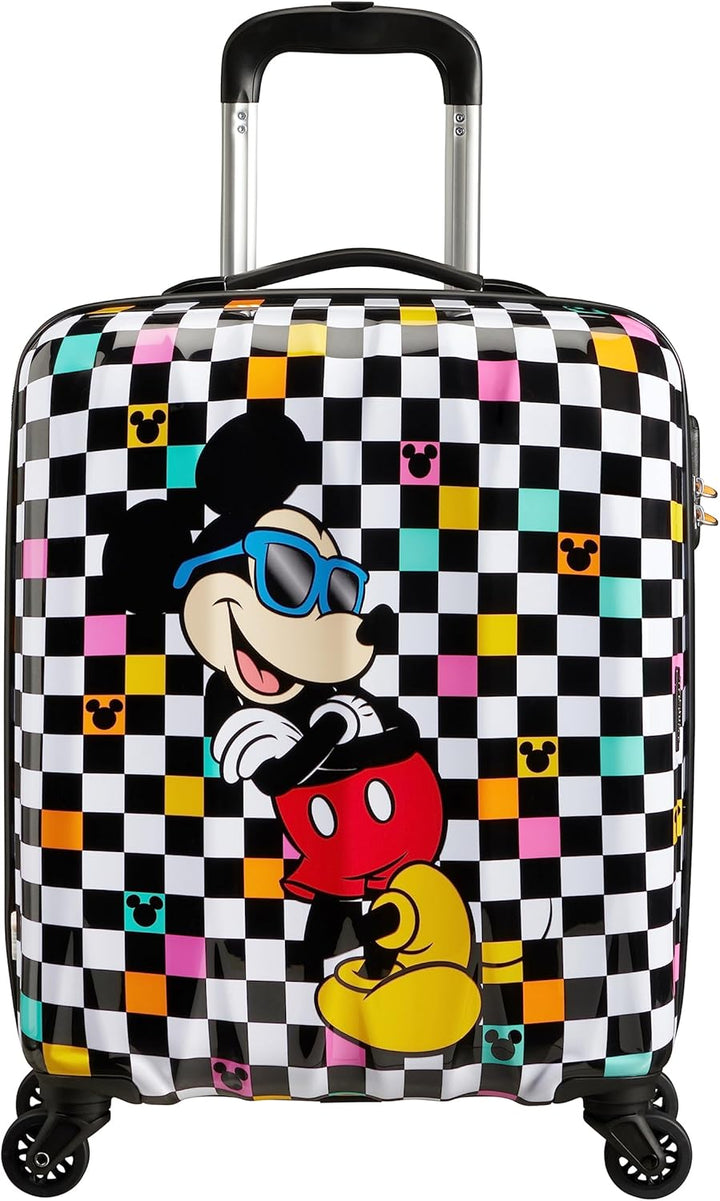American Tourister Hypertwist, Spinner S, Handgepäck, 55 cm, 36 L, Mehrfarbig (Mickey Check)