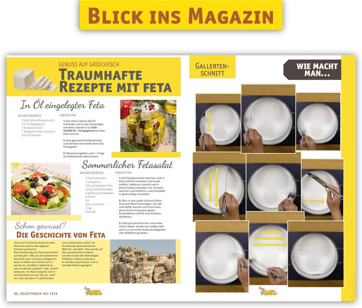 Käse selber Machen - Hartkäse (Bergkäse) selber Machen Set; Traditionelle Käseherstellung